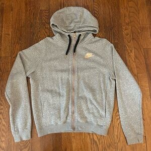 Nike Air Gray and Rose Gold Sweatshirt